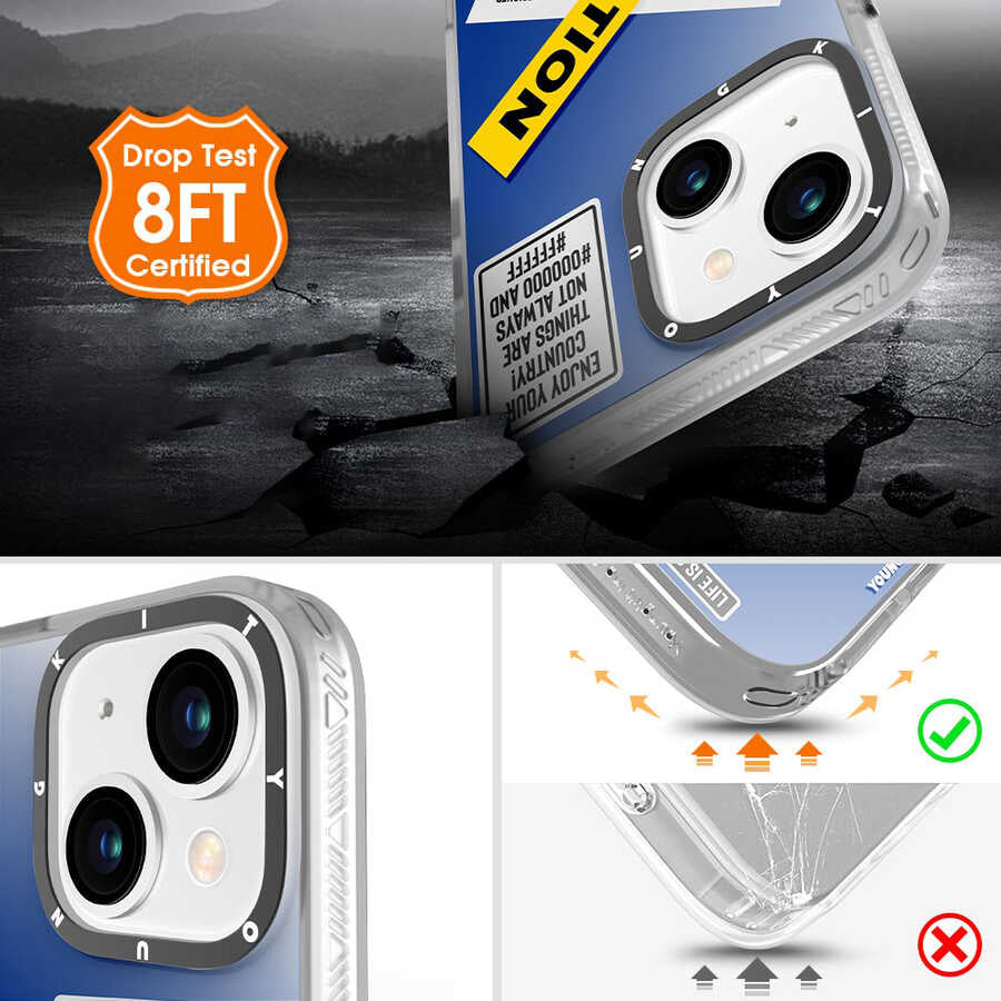 YoungKit Holiday Serisi iPhone 13 Telefon Kılıfı - 4 YoungKit Holiday Serisi iPhone 13 Telefon Kılıfı - 4